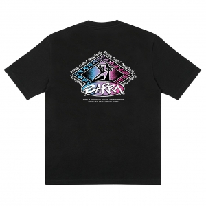 Camiseta Barra Crew Surf Punk Preta