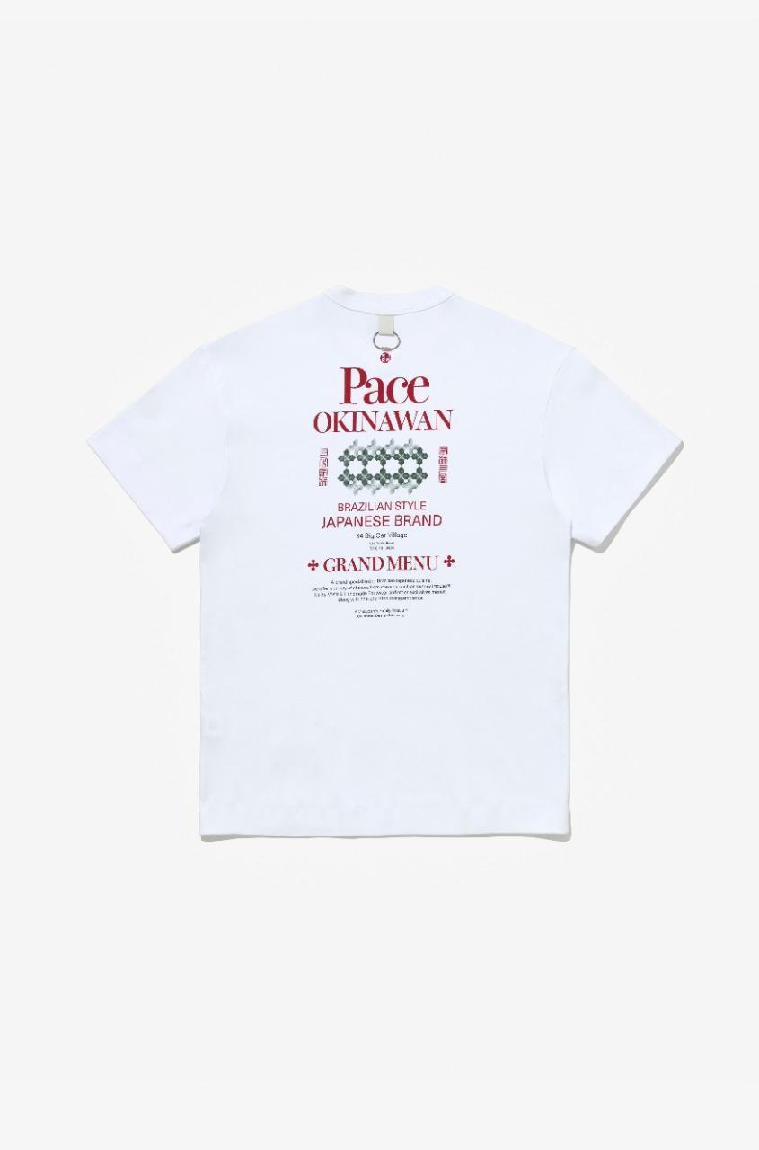 Camiseta Pace Grand Menu Tee White
